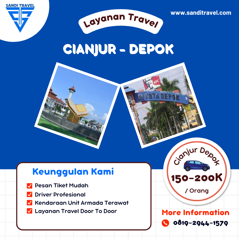 travel cianjur depok
