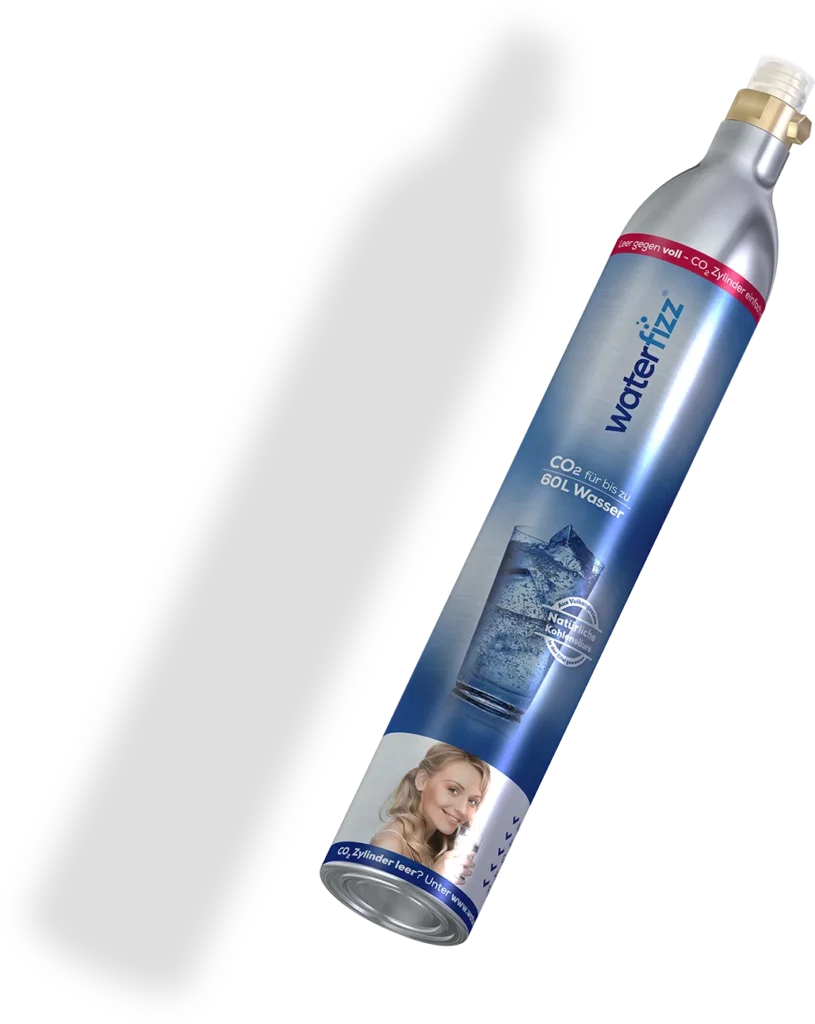 CO2 Zylinder mit Schattierung