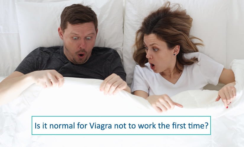 Is it normal for Viagra not to work the first time