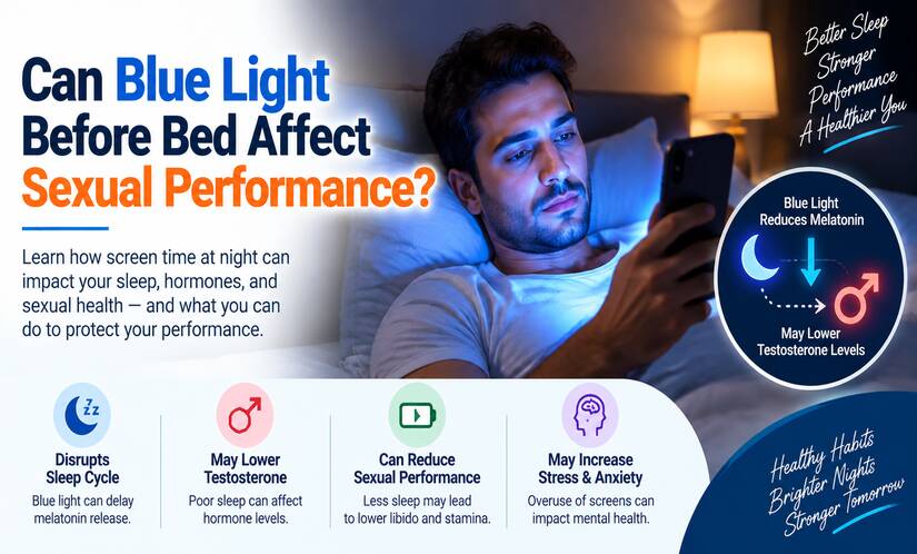 Can Blue Light Before Bed Affect Sexual Performance