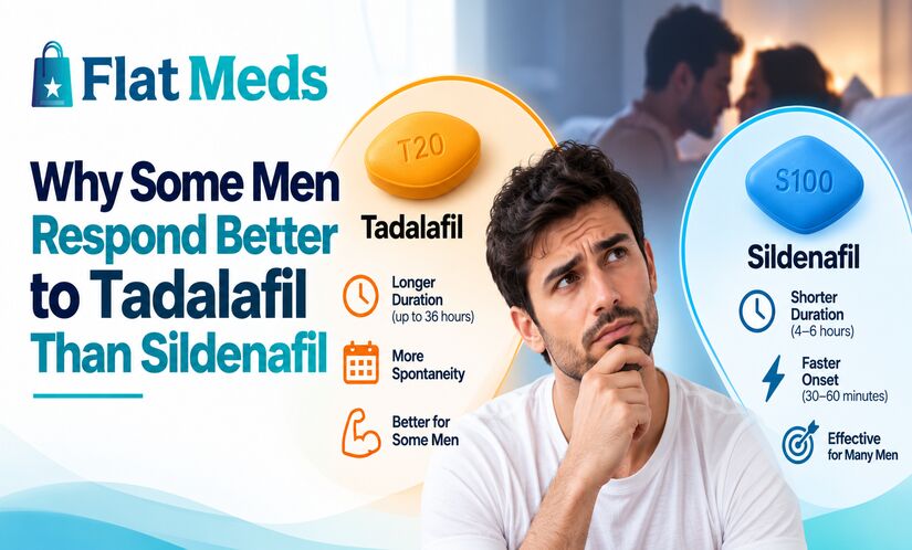 Why Some Men Respond Better to Tadalafil Than Sildenafil