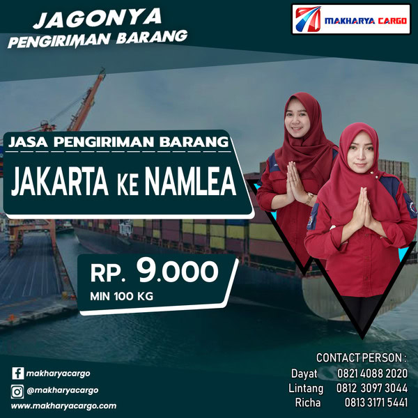Jasa Pengiriman Barang Jakarta Namlea