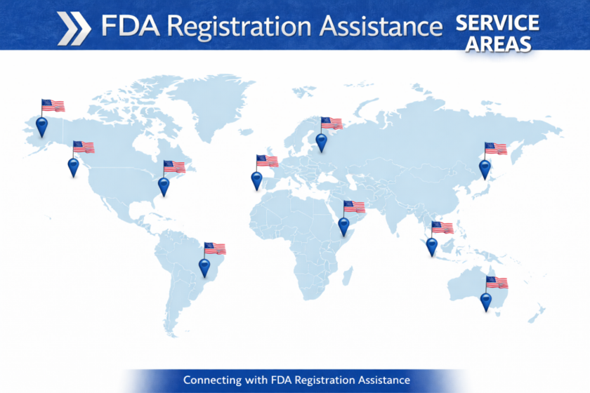 FDA Registration Assistance Service Areas