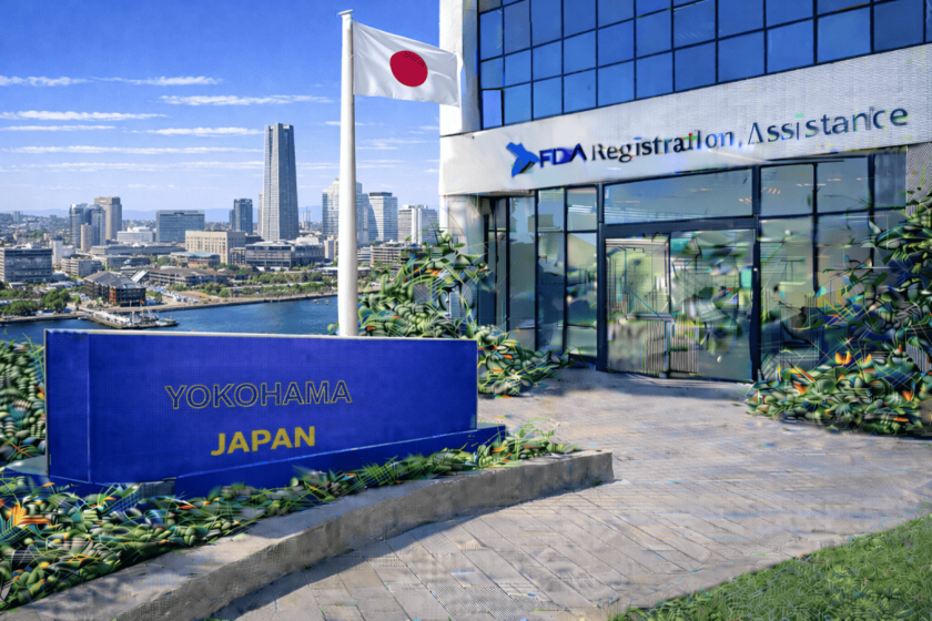 FDA registration consulting services for Yokohama, Japan exporters shipping food, cosmetics, seafood, and regulated products to the United States