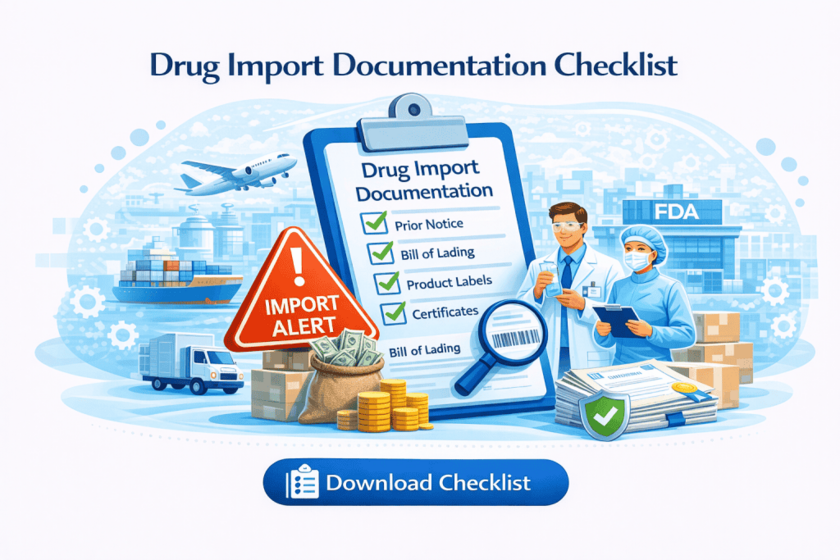 Drug Import Documentation Checklist