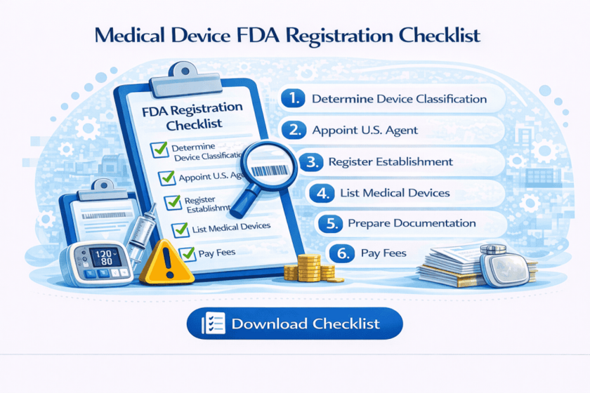 Medical Device FDA Registration Checklist