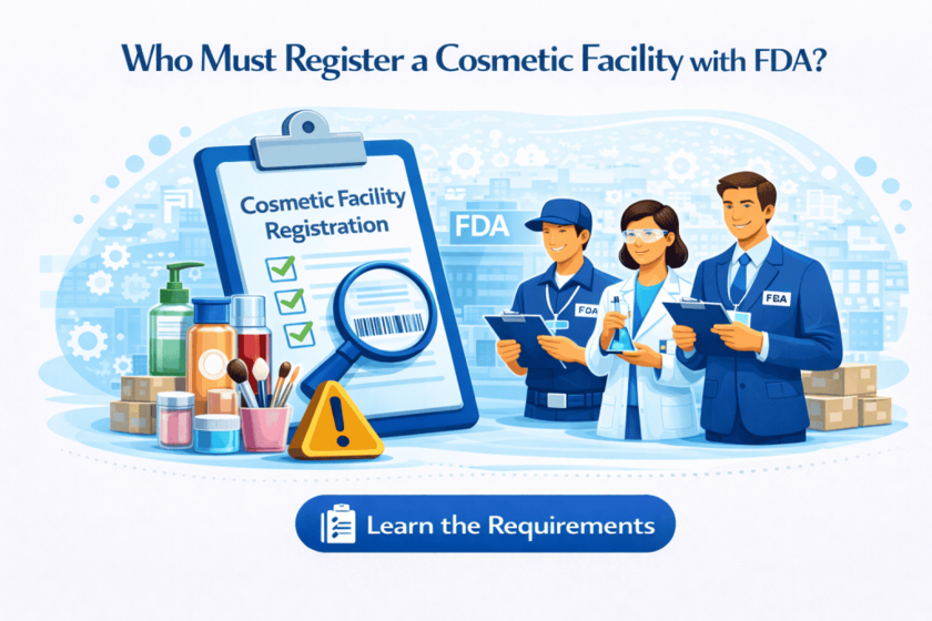 Who Must Register a Cosmetic Facility with FDA