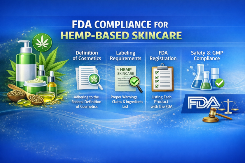 Are Hemp Based Skincare Products Regulated by the FDA