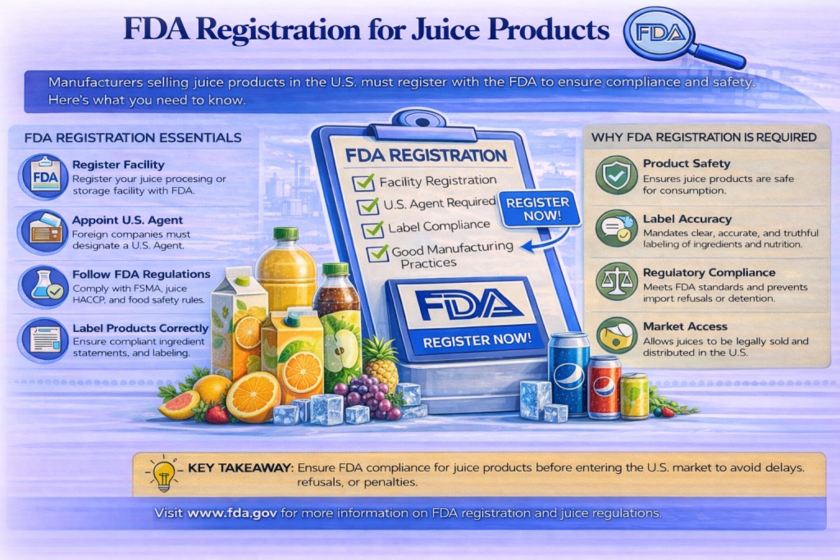 FDA Registration for Juice Products