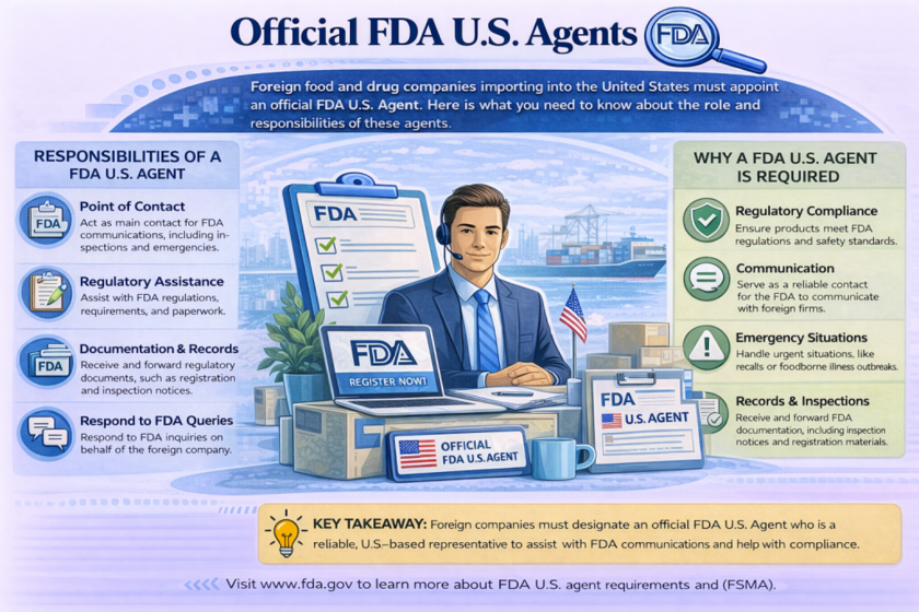 Official FDA U.S. Agent