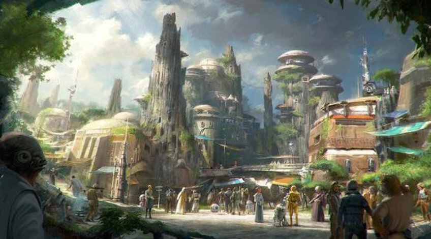 Star Wars Lucas World Theme Park Map Fake or Leaked 1 Star Wars Land
