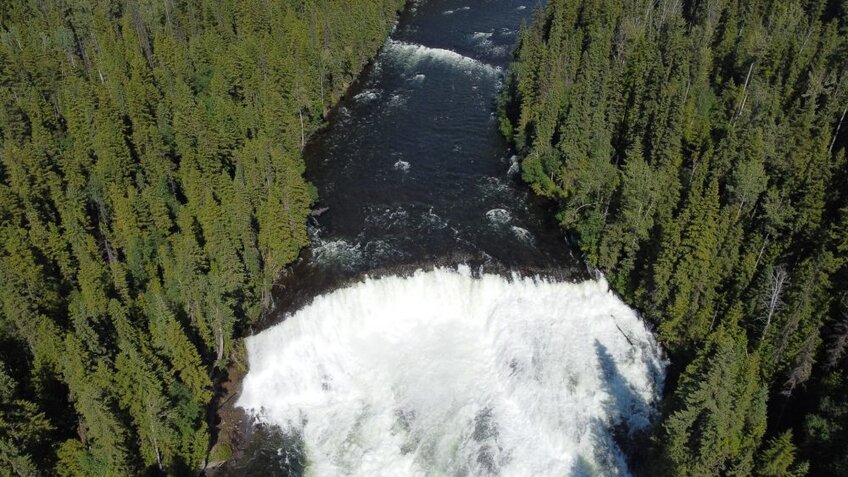 Dawson Falls, Wells Gray Provincial Park, British Columbia, Canada