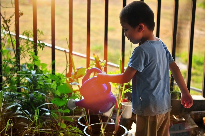 gardening with kids