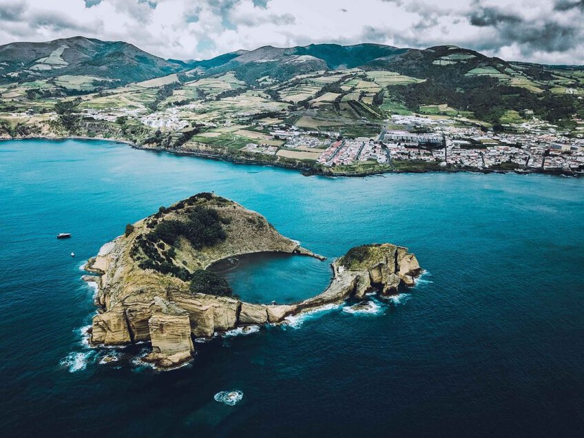 10 Best Scuba Diving Destinations in Europe 6 portugal Swimming in a volcanic crater