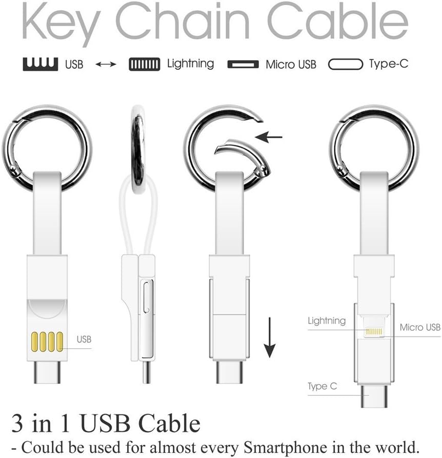 Multi Charger Cable - 3-in-1 USB for smartphones