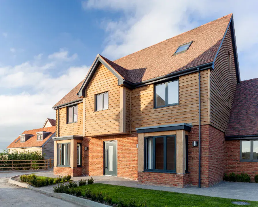 black casement windows