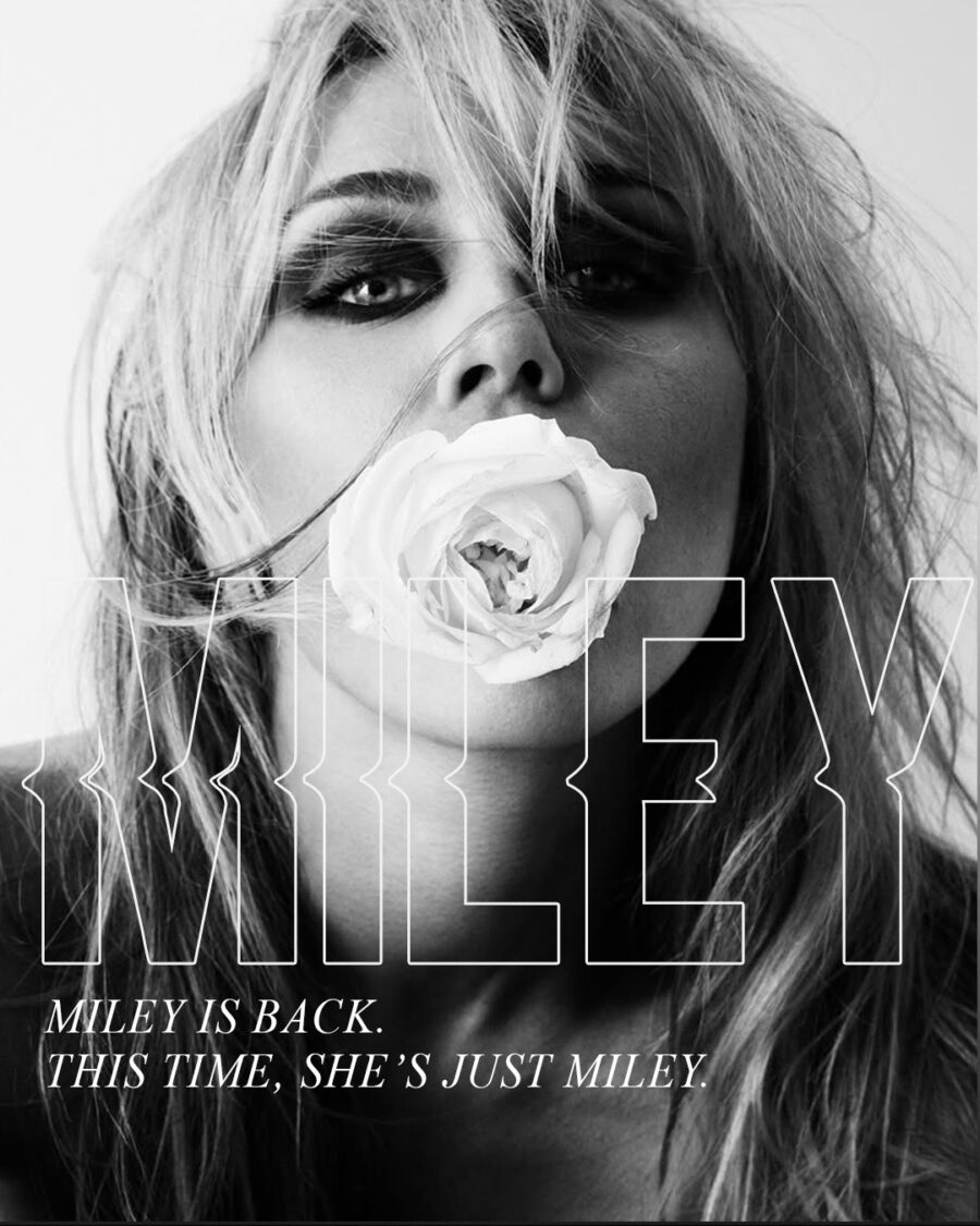 Miley photographed for the 2026 Bass Persuades era directed visually by Mert Alas.