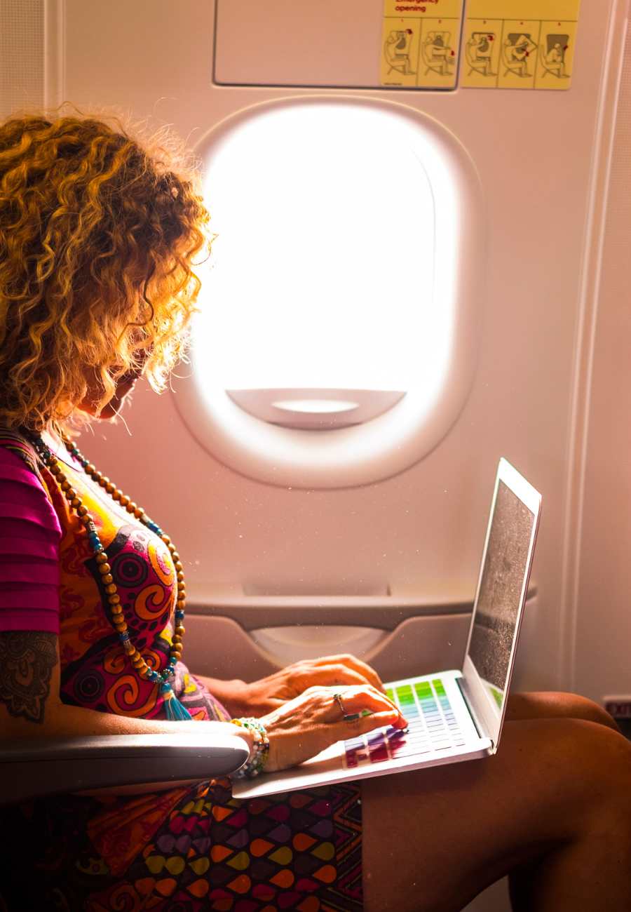 entertainment on the go, laptop
