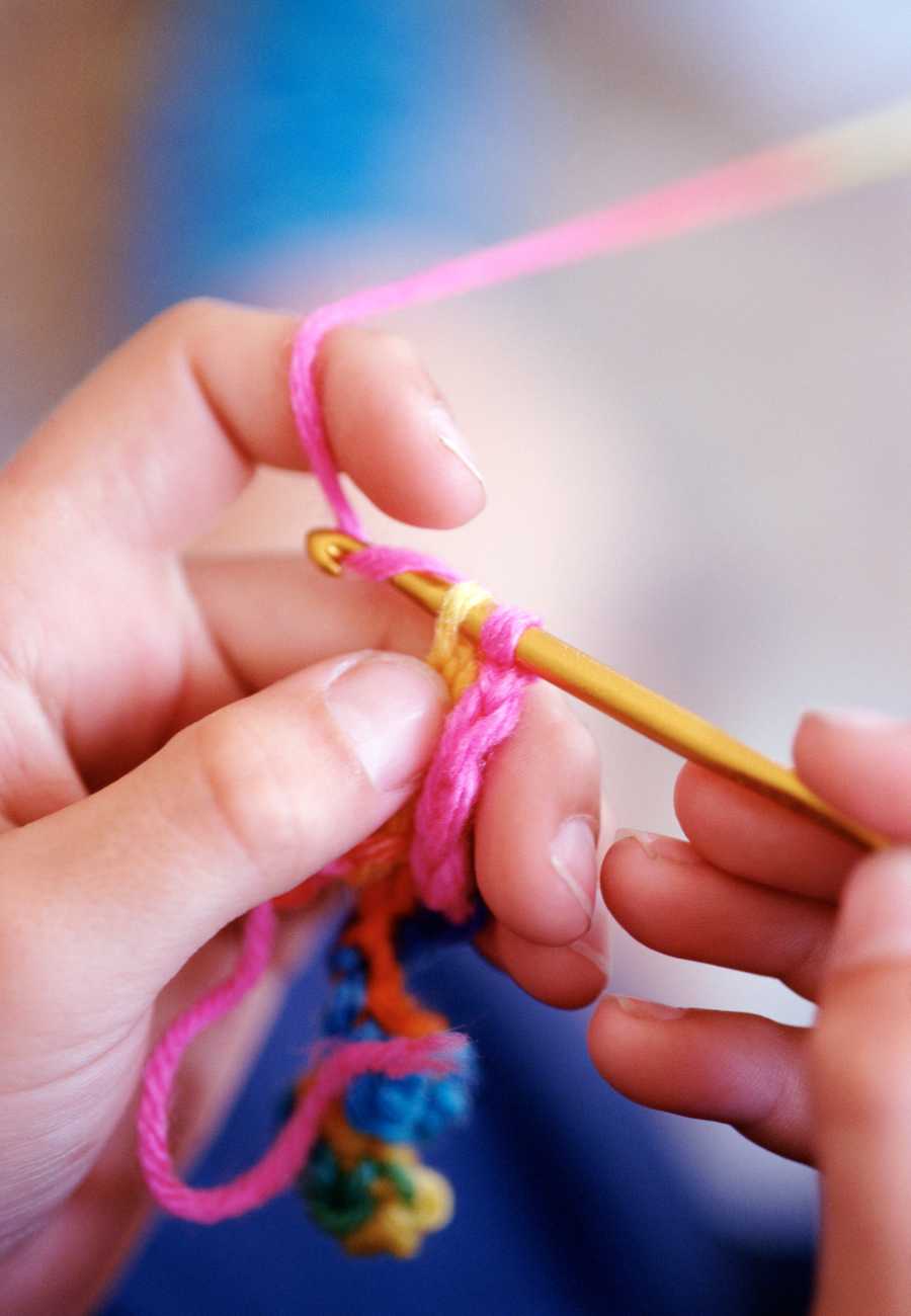 simple travel crafts, knitting