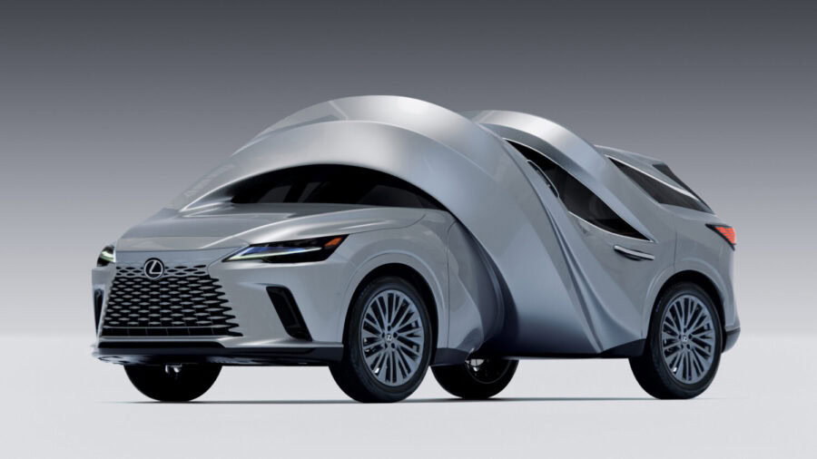 Lexus and MSCHF Art install