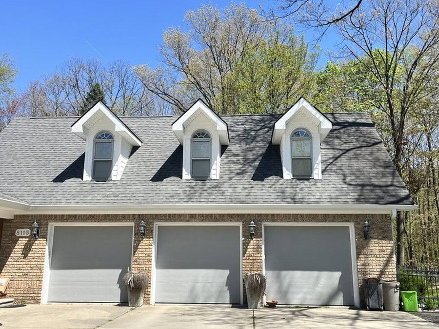 Hubble Contracting crew and equipment at a Michigan job site
