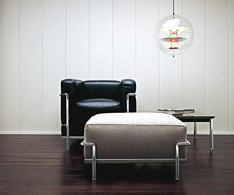Le corbusier lc1 et repose pieds