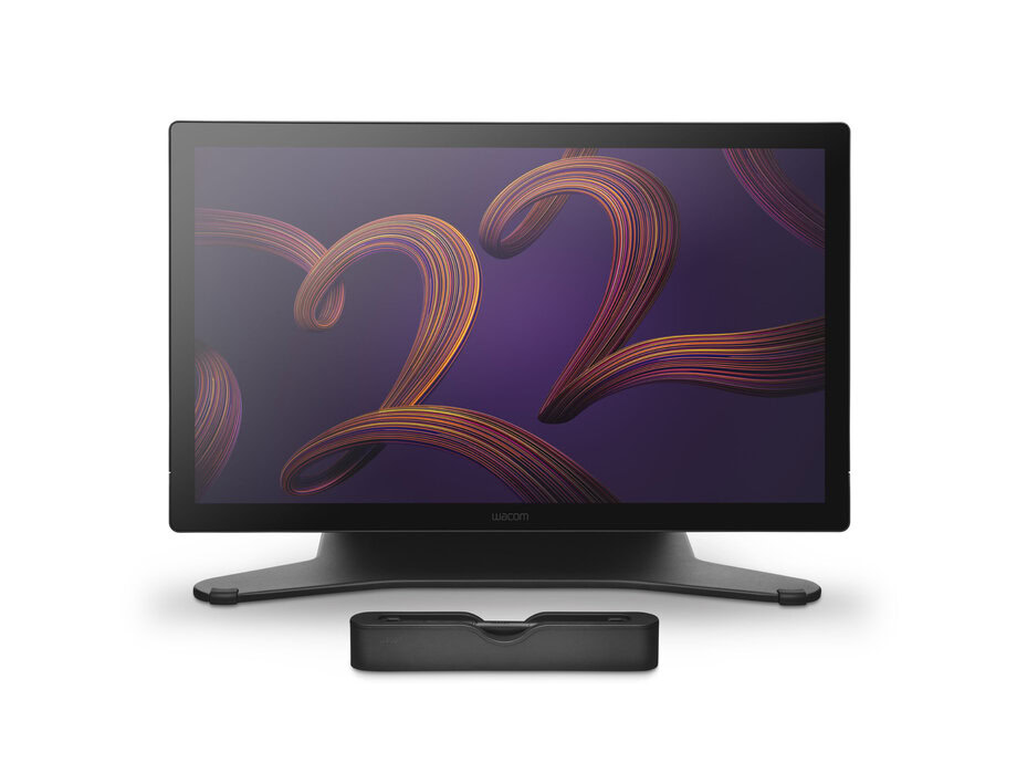 Wacom_Cintiq_Pro_22_front_view_display_upright_on_stand_arm_45°_pen_tray_with_pen_centered_in_front-scaled