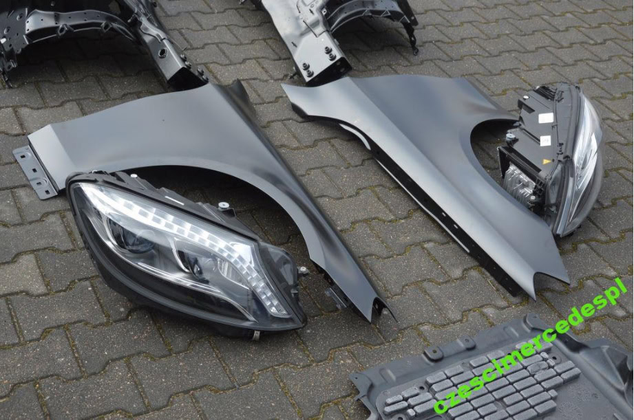 MERCEDES S 222 LAMPY PRZÓD LAMPA AMG ZDERZAK MASKA