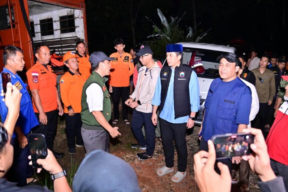 Banjir Jati Agung Lampung Selatan, Bupati Egi Turun Malam Hari Pastikan Kondisi Warga