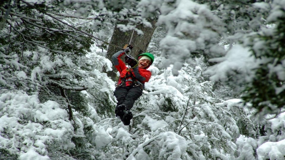 Tour de medio día de Canopy en Bariloche - Fulloutdoor