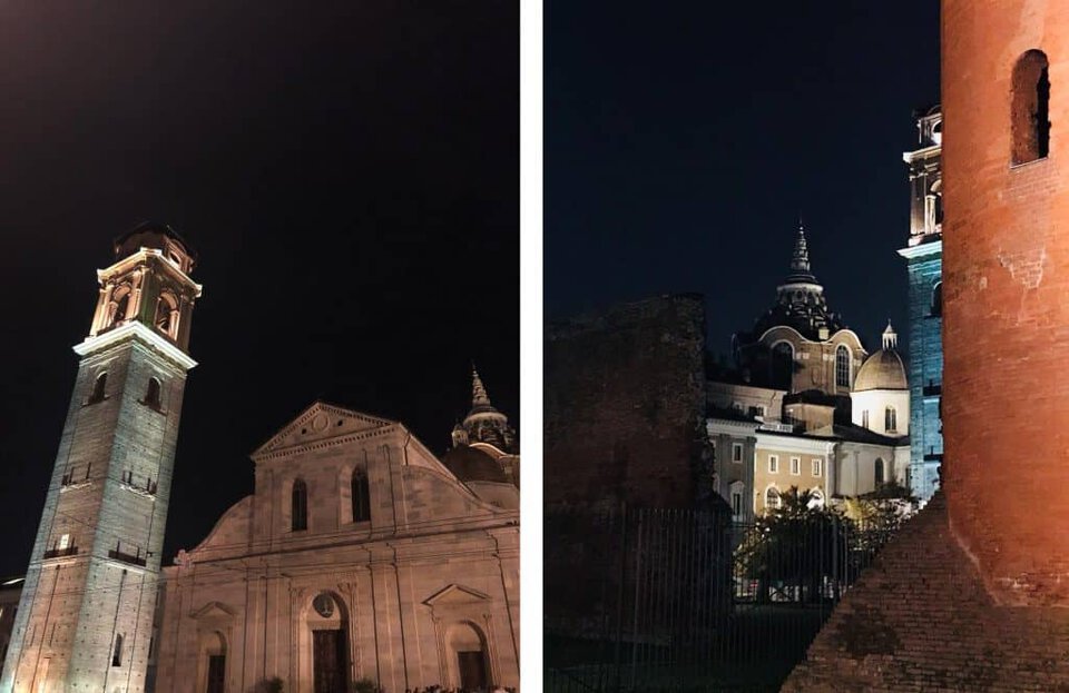 the cathedral at night