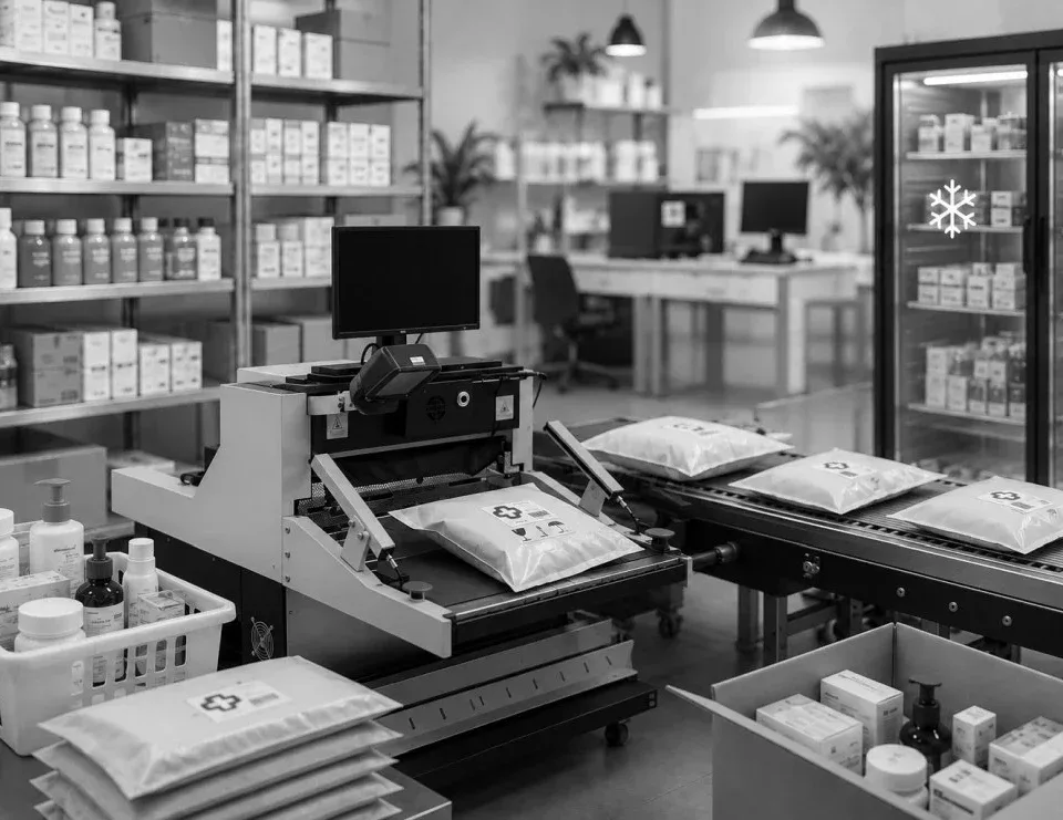 automat pakujacy do apteki i drogerii