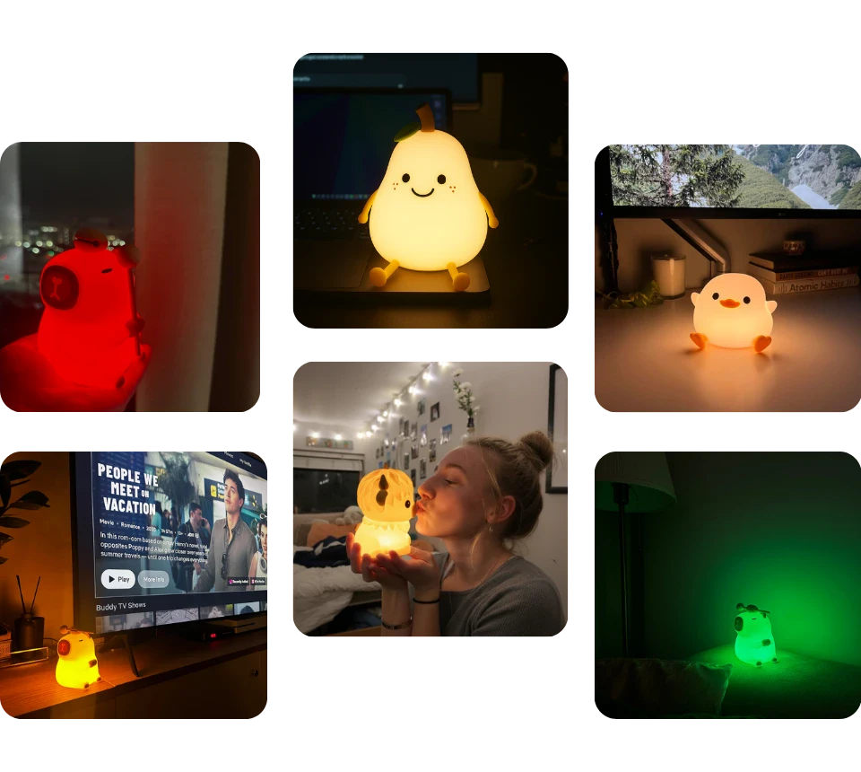 silikonova makka led nocna lampa blumy recenzie zakaznikov