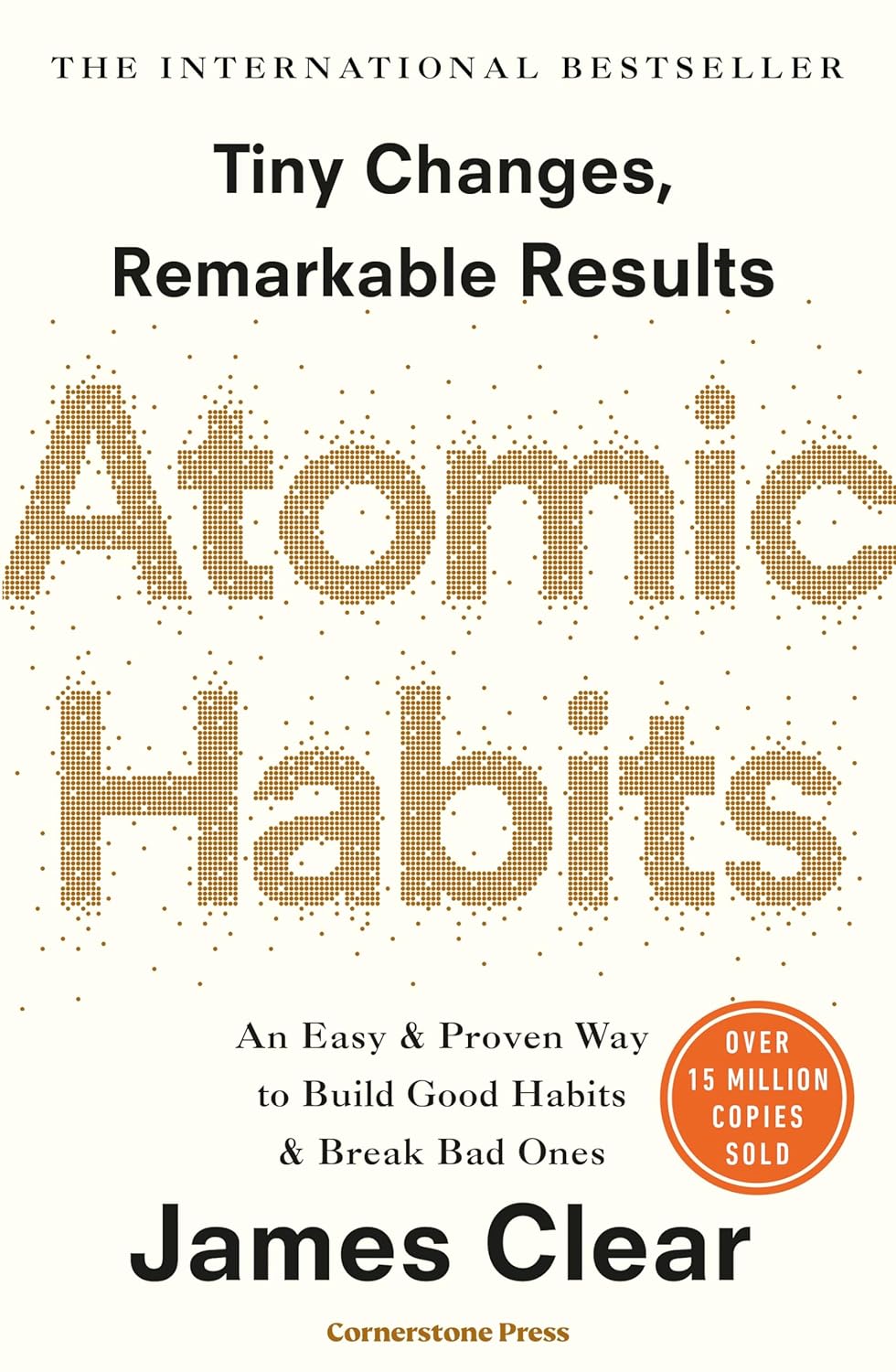Cover des Buches "Atomic Habits" von James Clear.