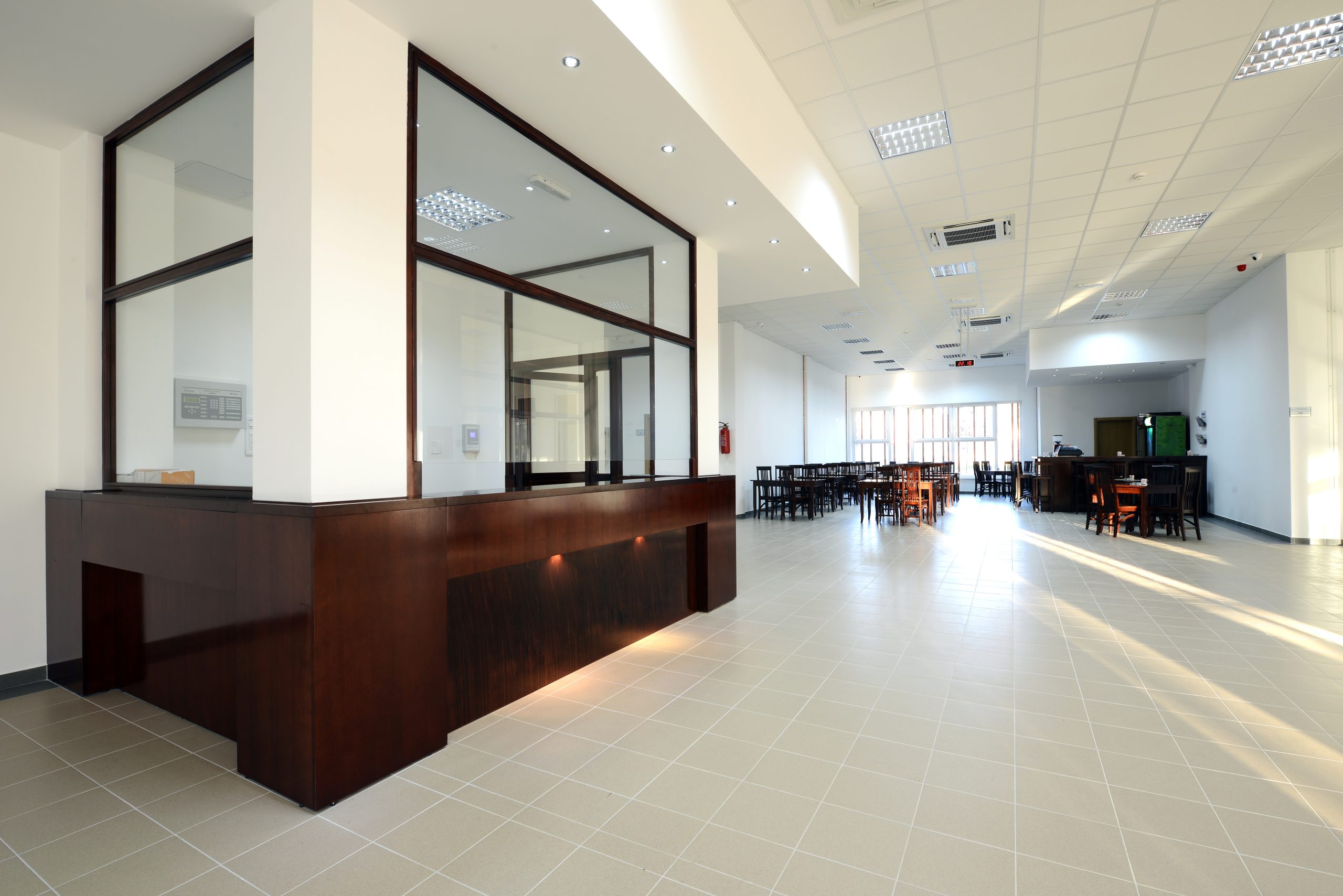 custom made cafeteria reception for a school based in Dubai.