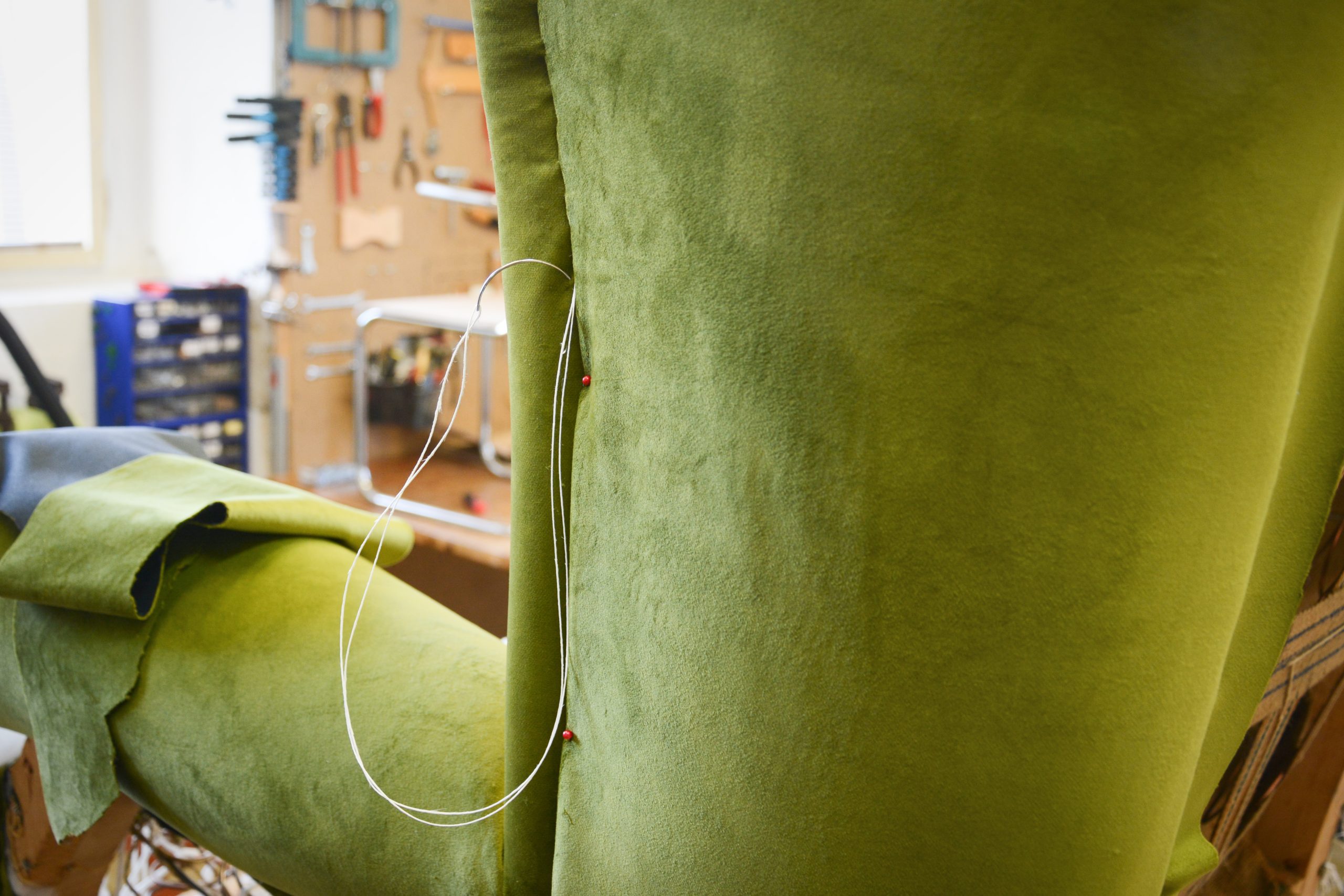 custom upholstery services.