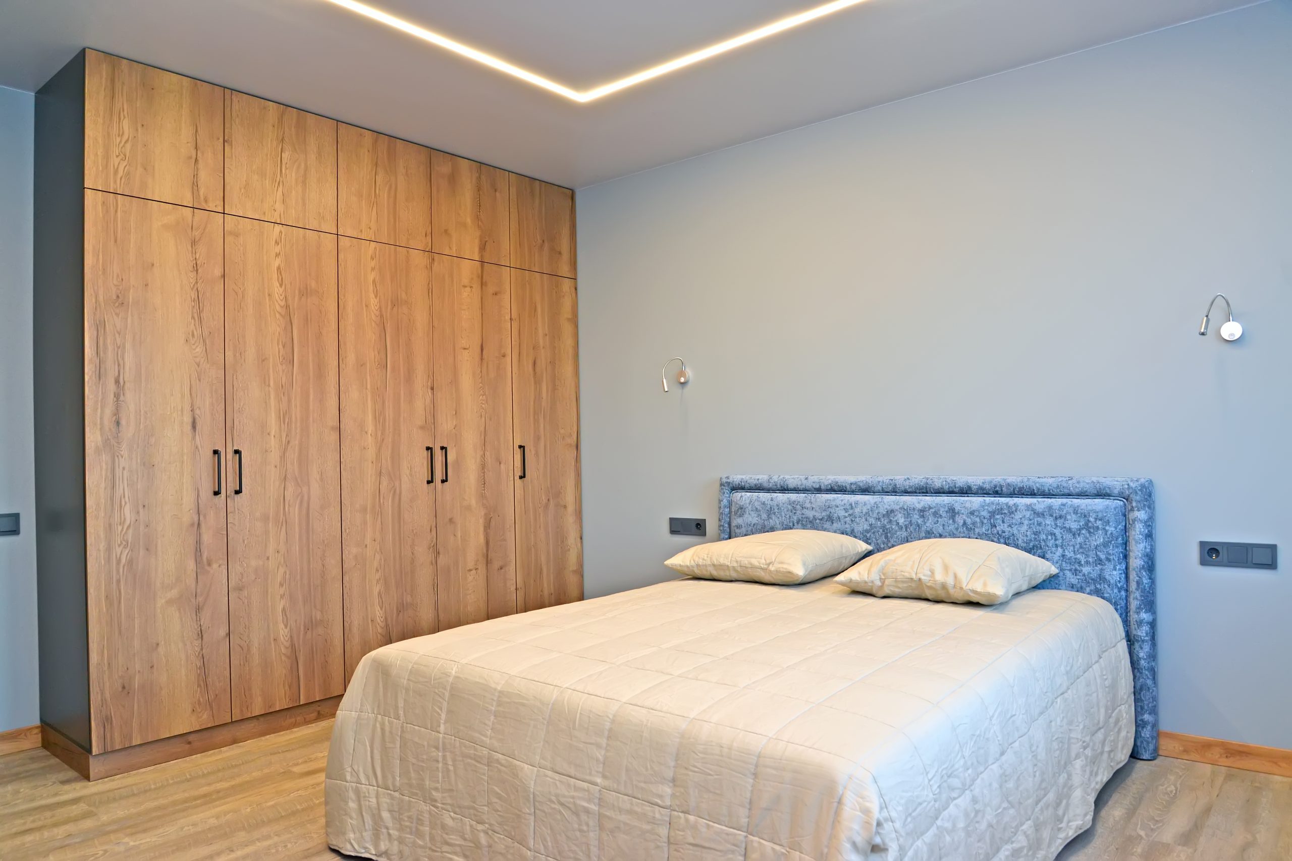 Custom bedroom fit-out.