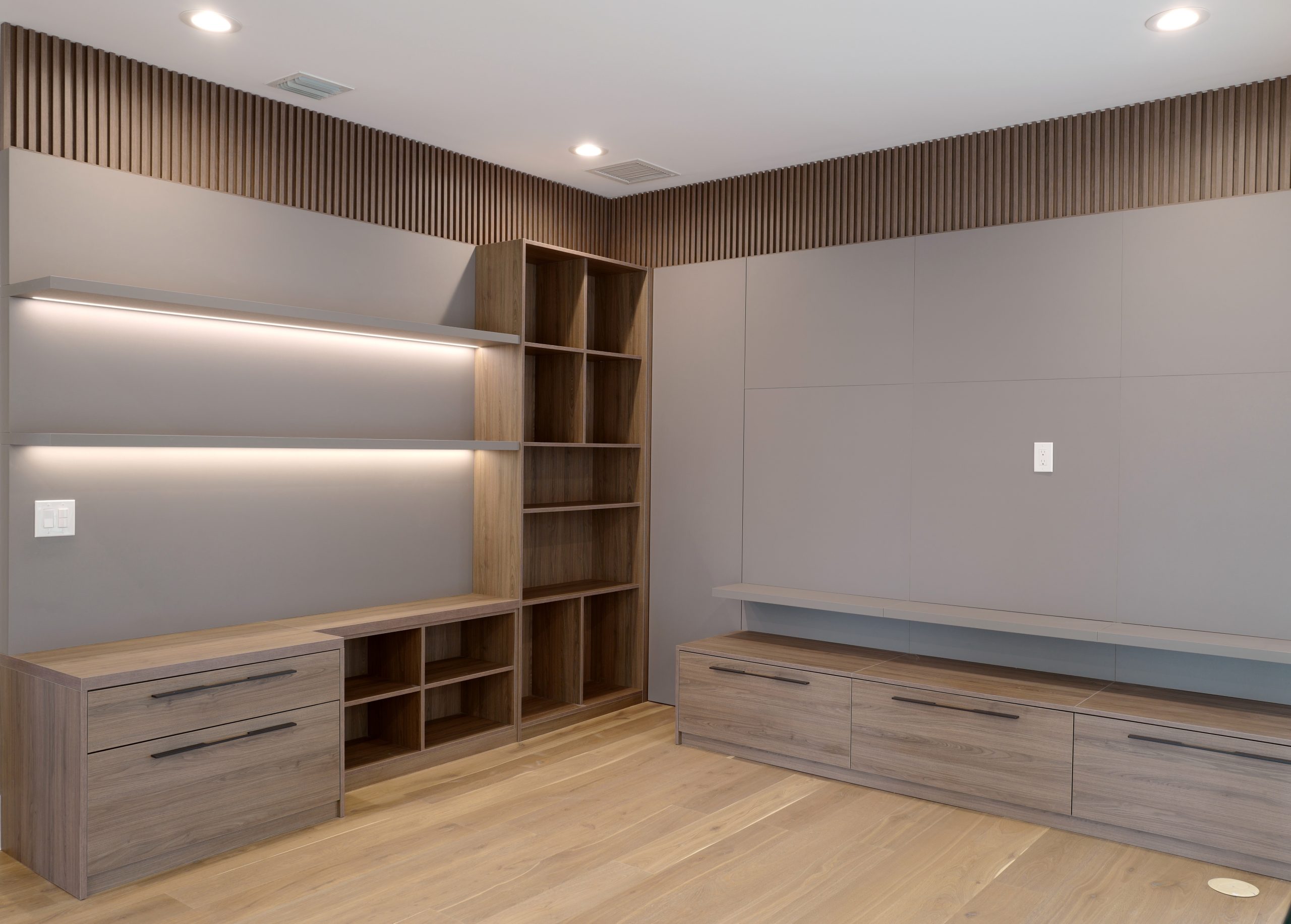 home game room fit-out.