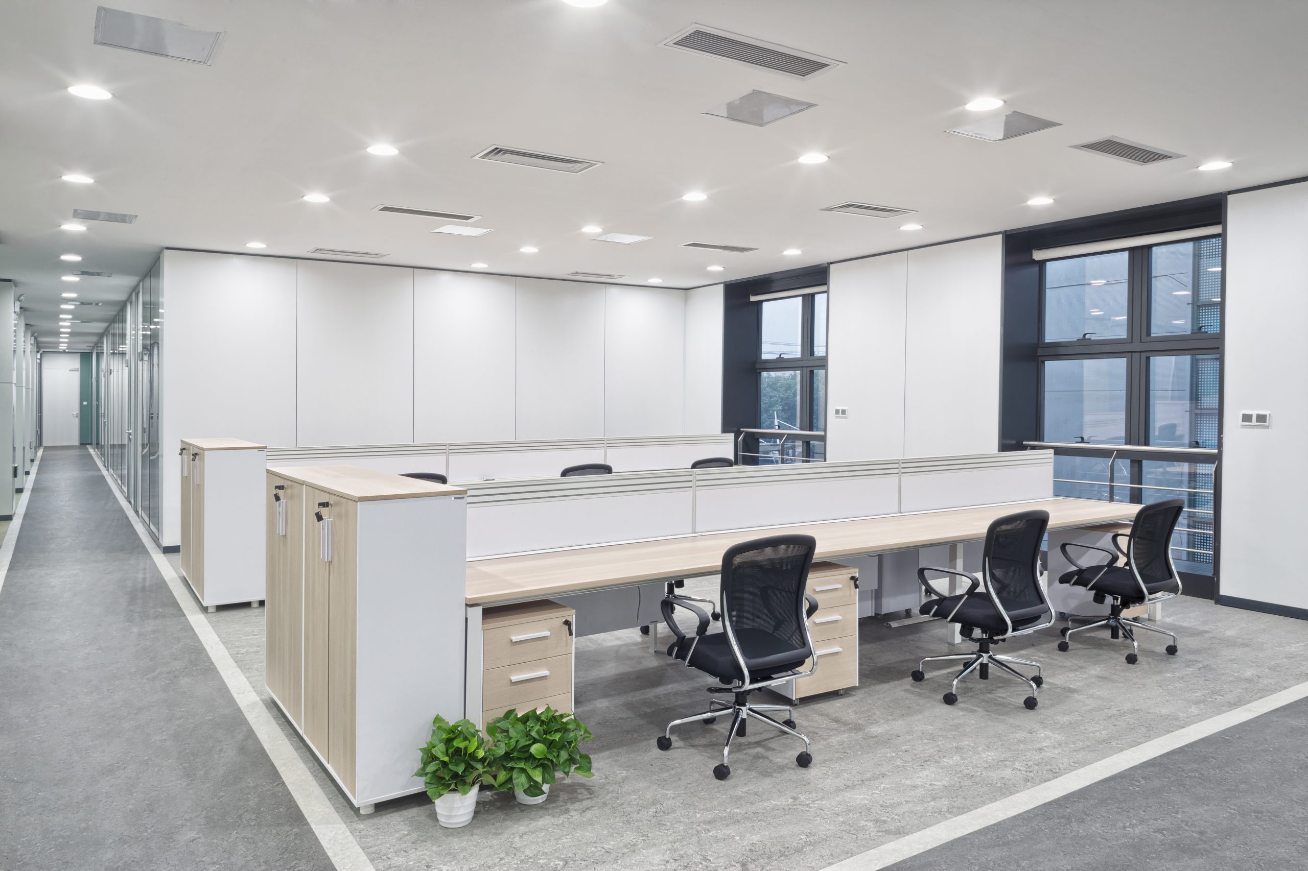 Modern office fit-out.