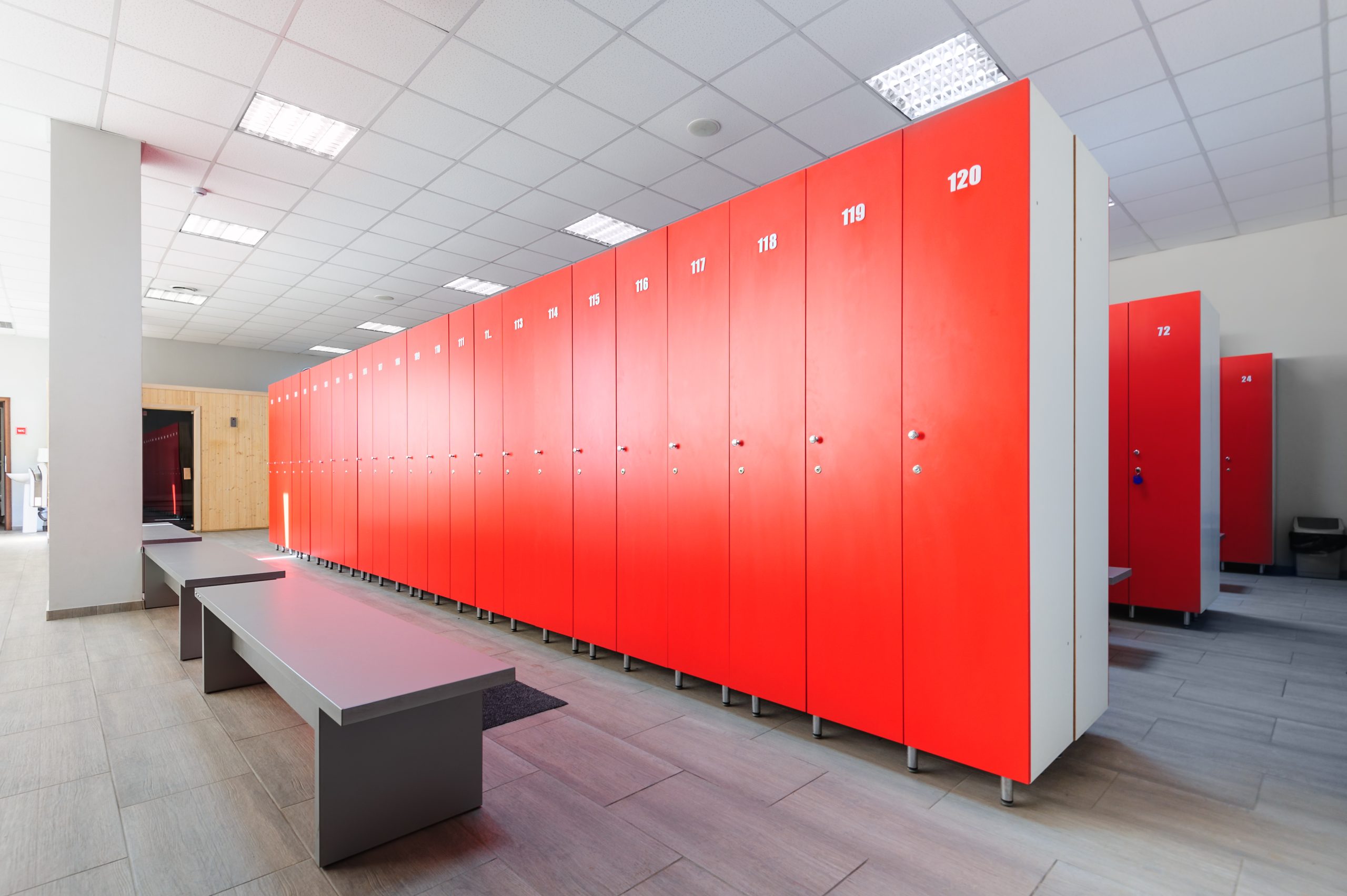 Custom gym fit-out.