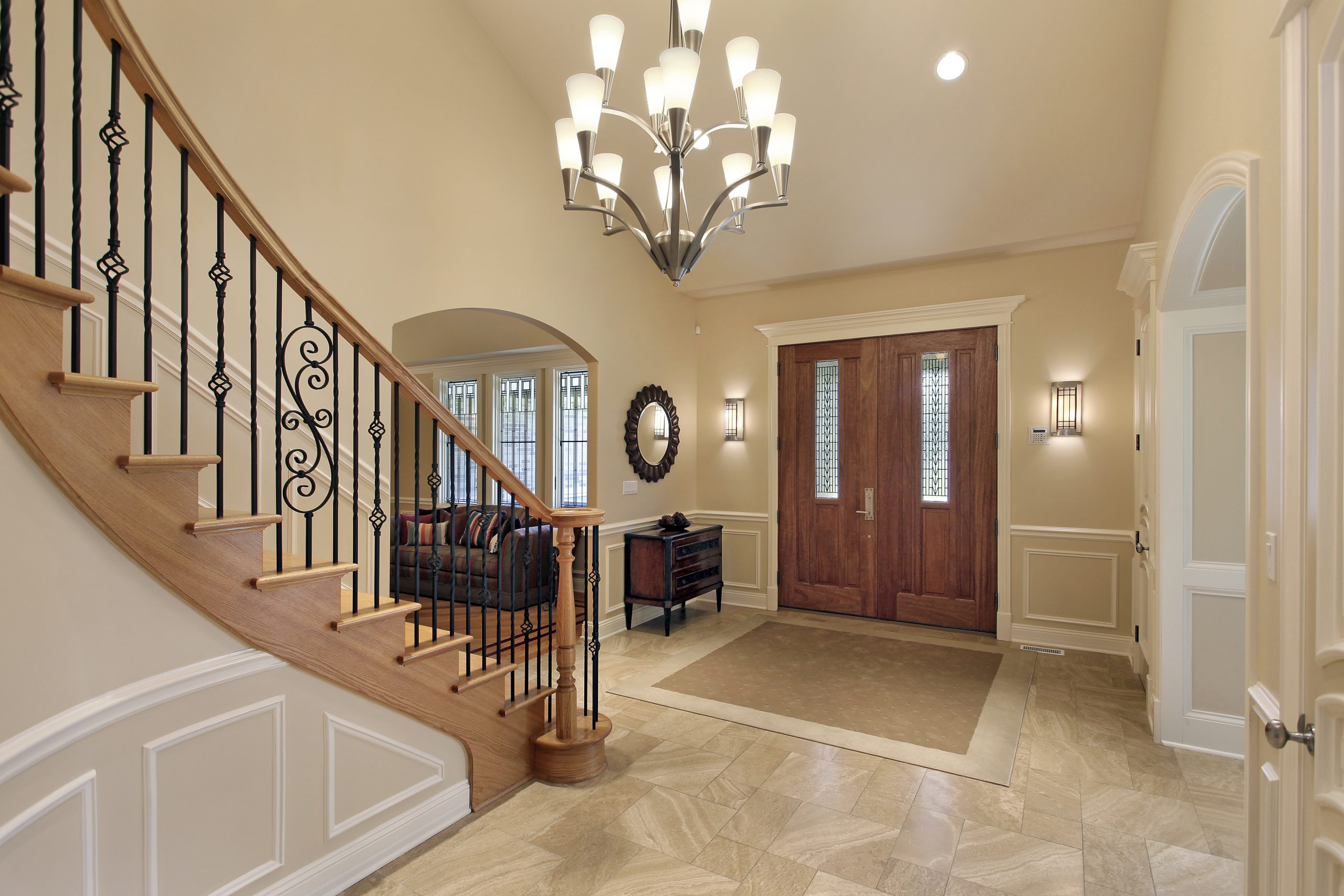 entryway and mudroom renovation.