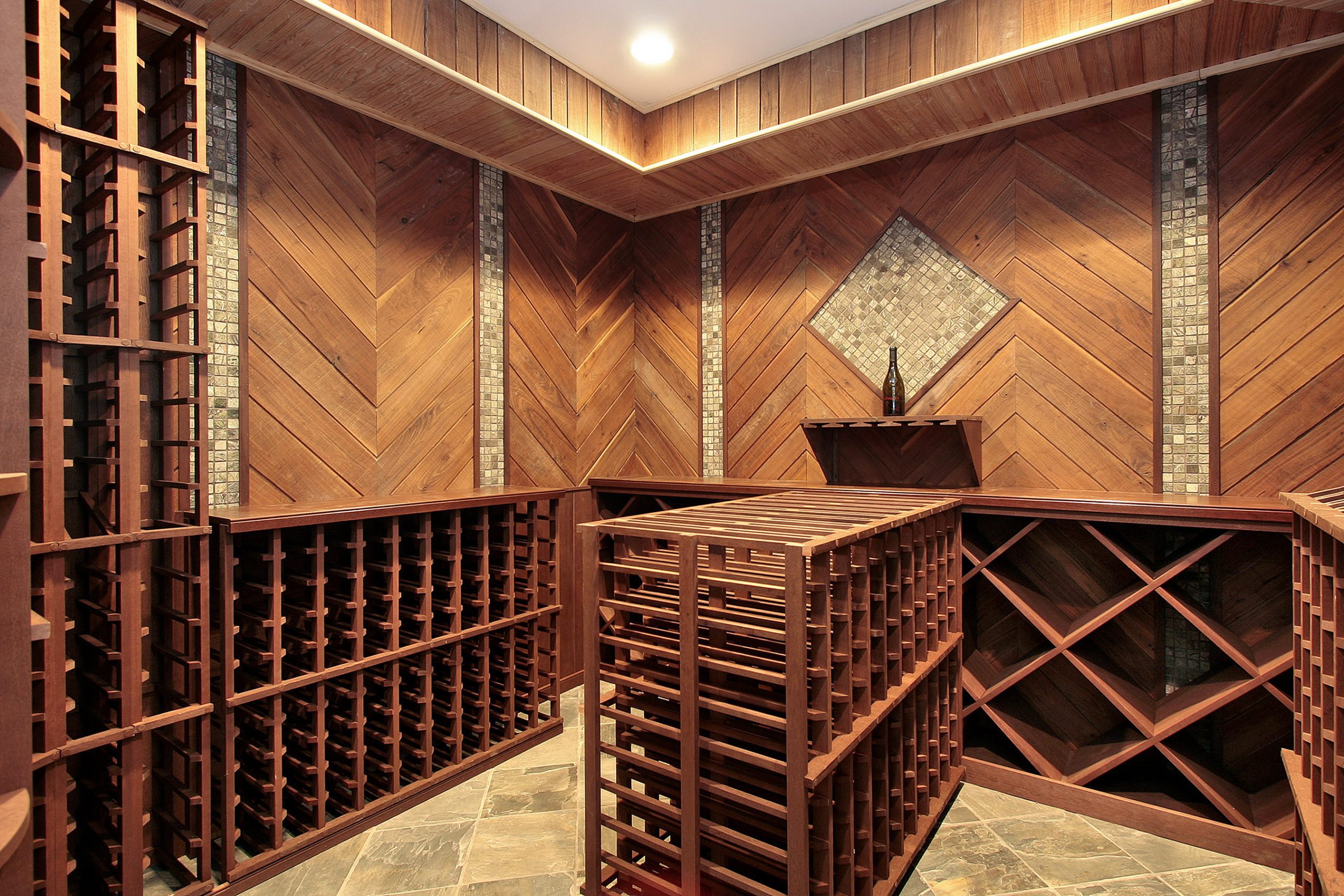 home bar and cellar fit-out.