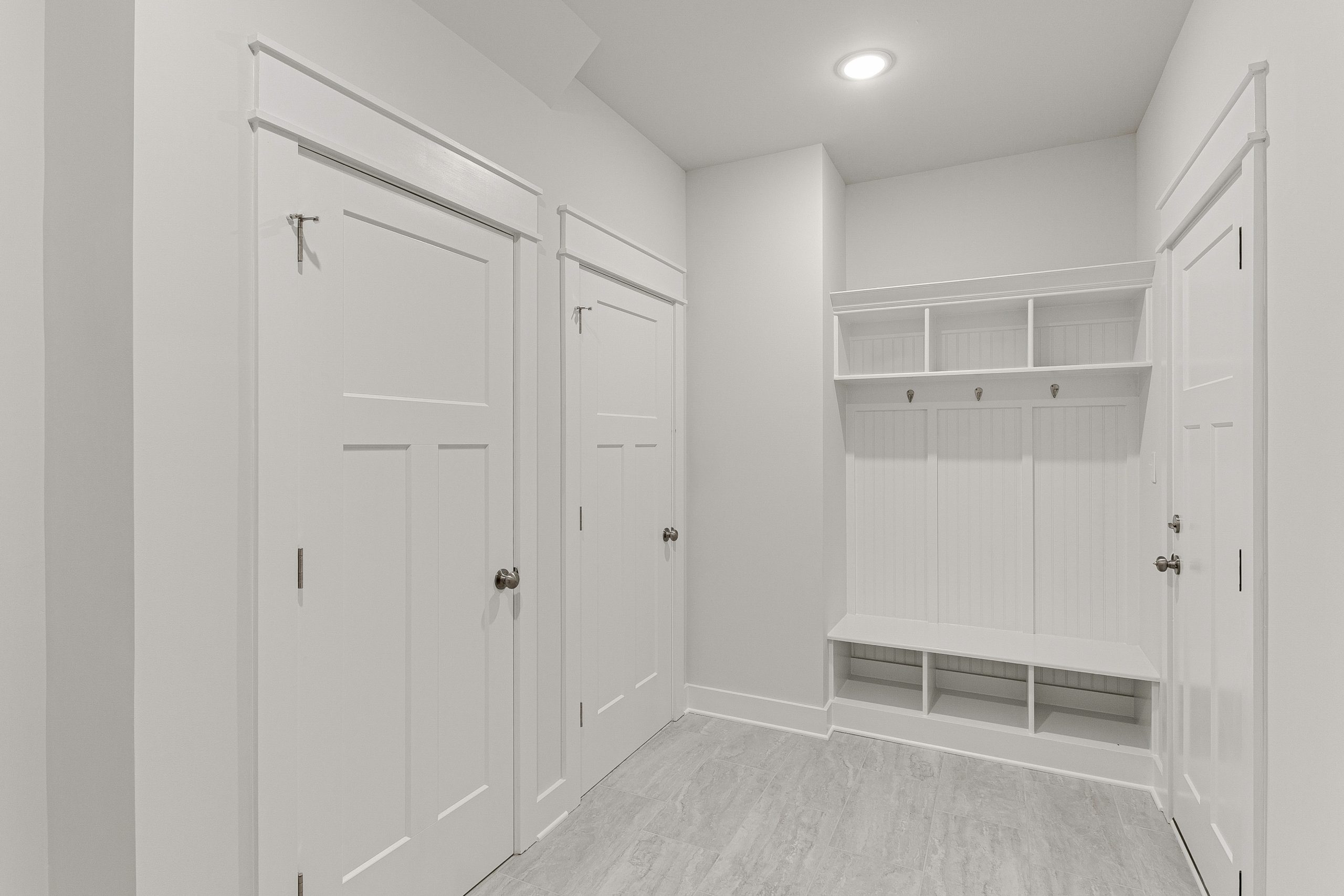 entryway and mudroom renovation.