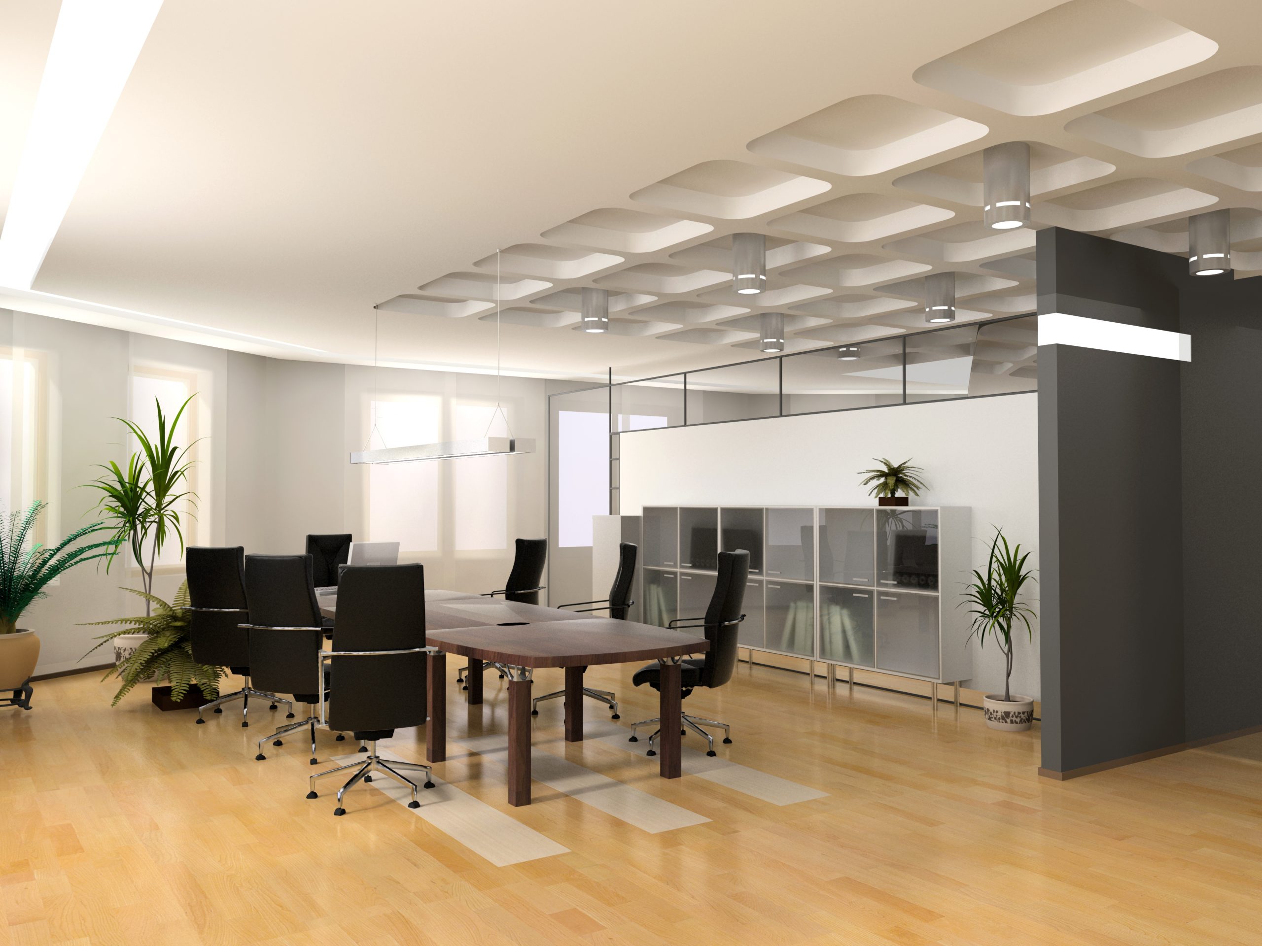 Modern office fit-out.