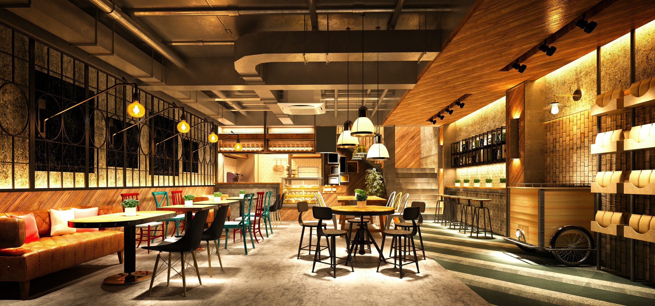 custom restaurant fit-out.