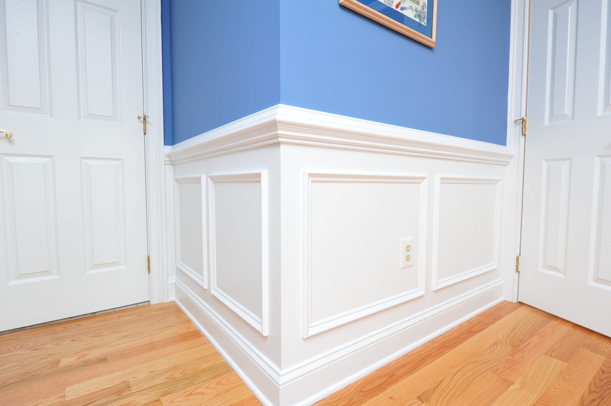 custom wall paneling.