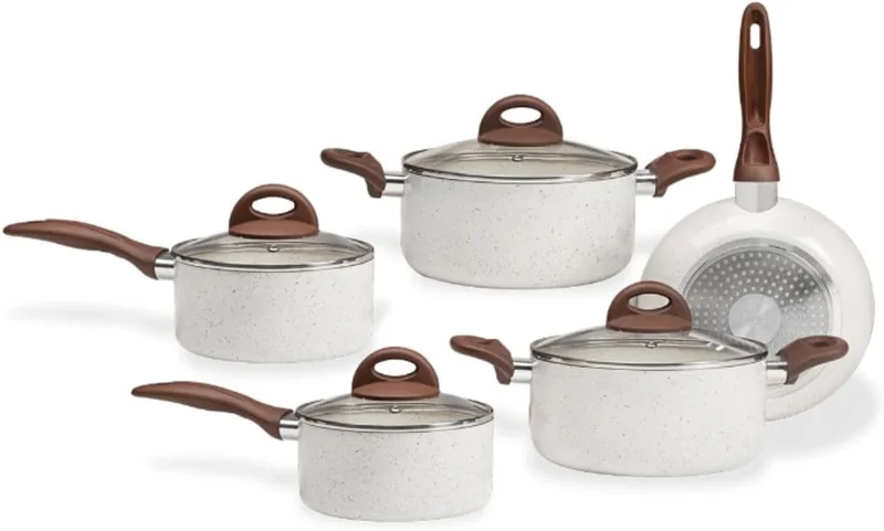 Jogo Tramontina Una Ceramic – Inox com fundo triplo e cerâmica (4 peças)