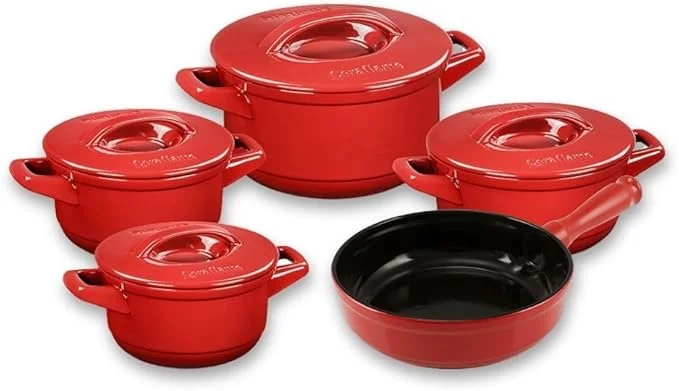 Ceraflame Duo+ Smart Conjunto de Panelas de Cerâmica 5 peças