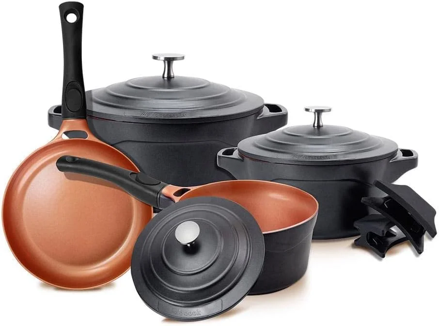 Le Cook Jogos de Panelas Premier Orange 4 Peças