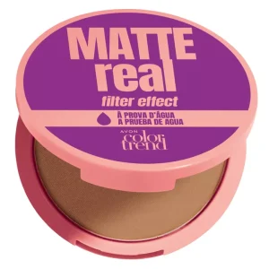 Avon Color Trend Matte Real Po Compacto Facial 212 N
